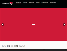 Tablet Screenshot of cvjm-haag.de